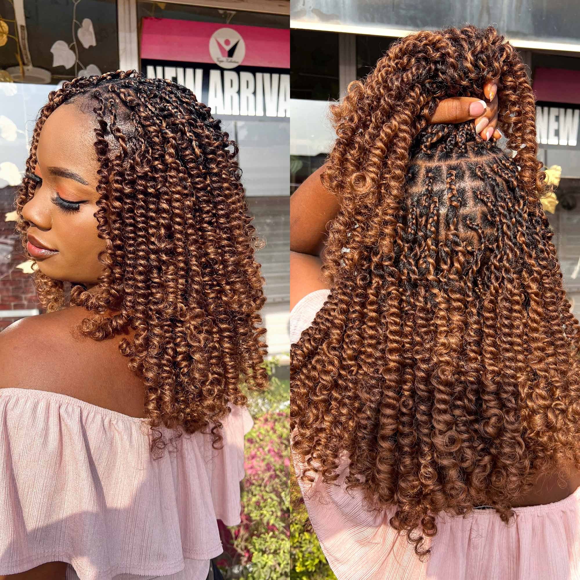 What Is Kinky Hair Kinky Curl Crochet Braids | Qeemah Afro Kinky (2 Tone Color) | Blvck